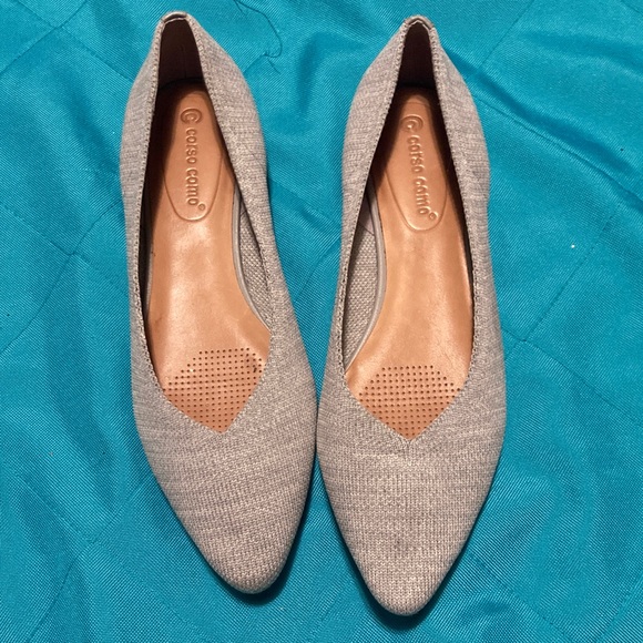 Corso Como Sz 9 Women’s Flats GUC Grey Dressy Flat - Picture 1 of 4